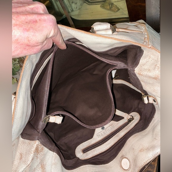 NWT Bed Stu Leather Rockaway Shoulder Crossbody Bag Tote Nectar Lux MSPR $345 - Picture 12 of 15